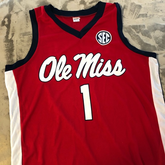 ole miss basketball jersey